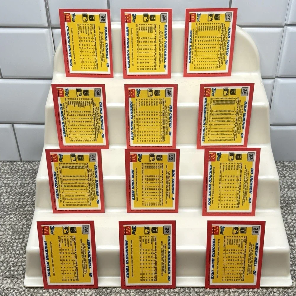 1992 Topps McDonalds Baseball Best Complete Set Of 44‎ Cards Griffey Jr And More